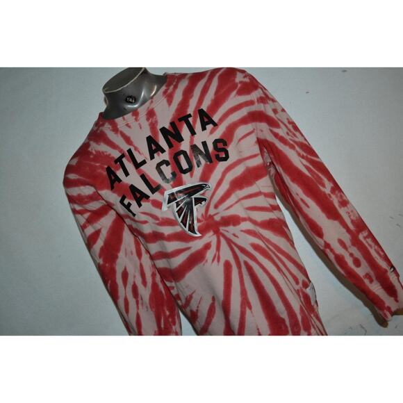 Tommy Hilfiger Mens Size 2XL Sweatshirt Tie Dye Atlanta Falcons Football Pink - Picture 1 of 9